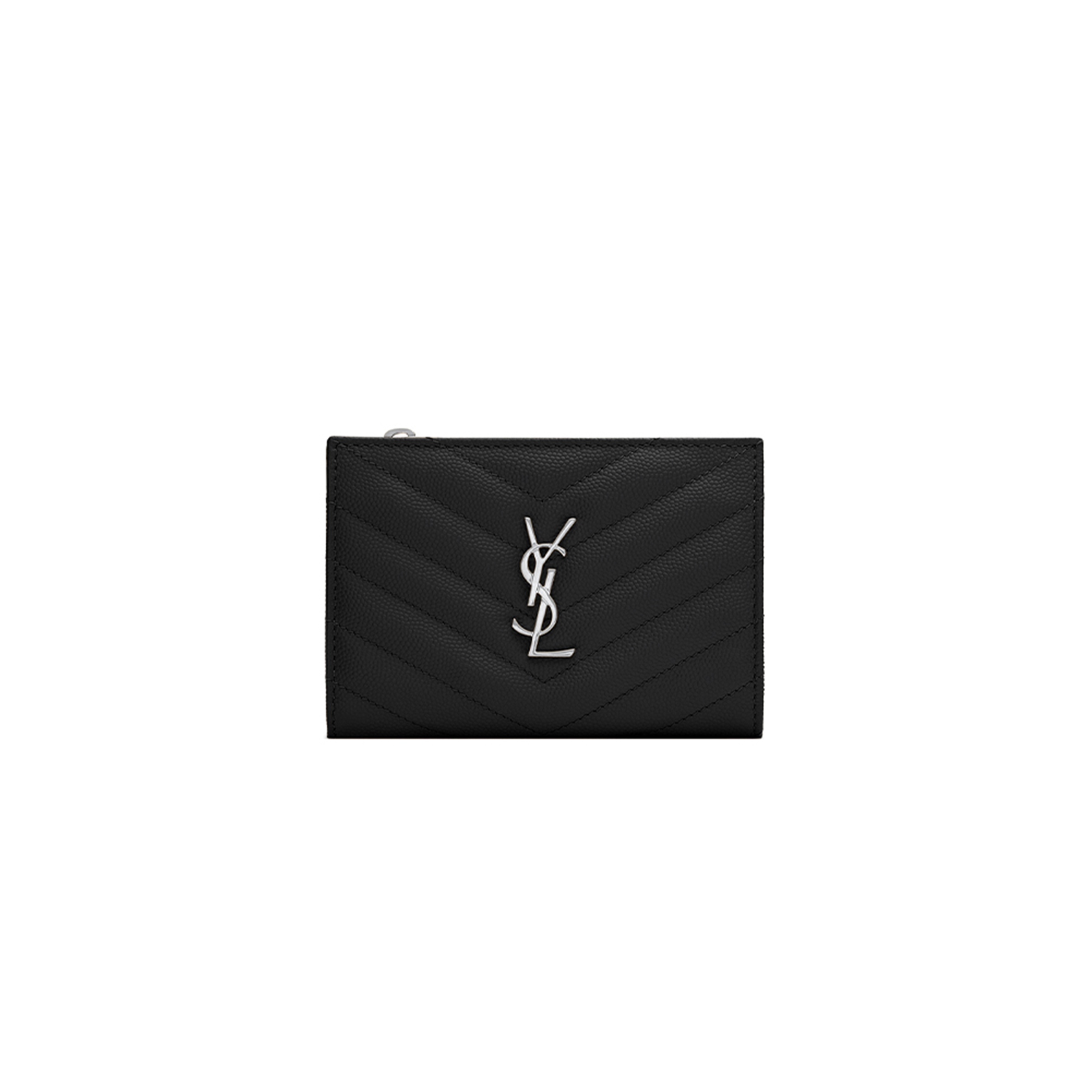 Y*L cassandre matelassÉ fragments bi-fold wallet in grain de poudre leather 668287bow021000 (13*9.5*2.5cm)